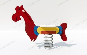 Red Rider Spring Horse