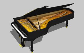 Antique C. Bechstein Grand Piano