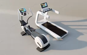 Elliptical Trainer And Treadmill