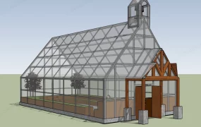 Vegetable Garden Greenhouse