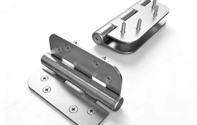 Heavy Duty Metal Door Hinges SketchUp 3D Model
