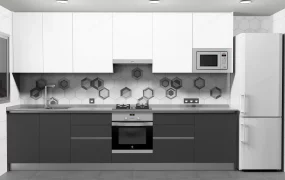 Modern One Wall Kitchen