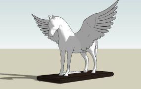 Winged Horse Statue