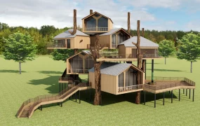 Rustic Treehouse Hotel