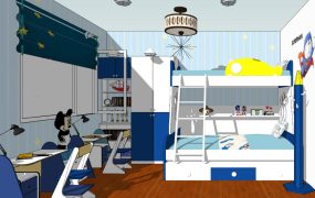 Blue Boys Room Idea