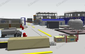 Industrial Chemical Plant