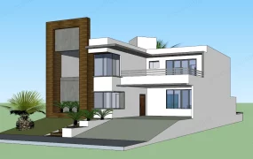 Modern Two Story Residential House