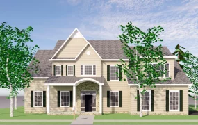 Traditional American Style Two Story Home