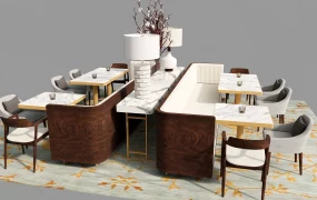 Modern Restaurant Booth Seating