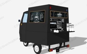 Mobile Vendor Coffee Tricycle