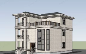 3 Storey House With Deck Design