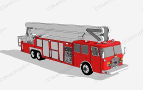 Fire Truck With Ladder