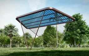 Metal Park Shade Structure