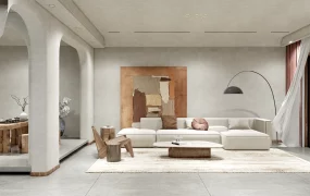 Wabi Sabi Style Living Room
