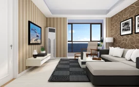 Beige Living Room