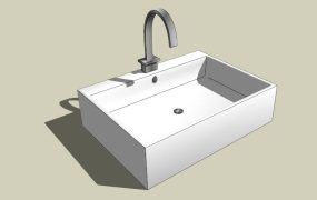 Square Bathroom Sink