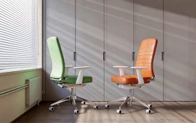 Modern Ergonomic Leather Executive Office Chairs SketchUp 3D Model