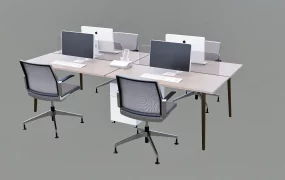 4 Person Workstation Desk