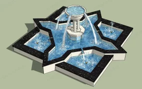 Star Shaped Fountain