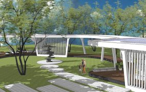 Creative Park Pergola Landscaping Design Ideas