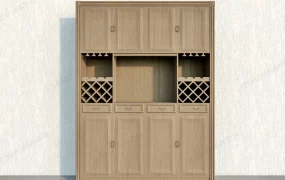 Cupboard With Wine Rack