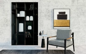 Minimalist Accent Chair And Table Set