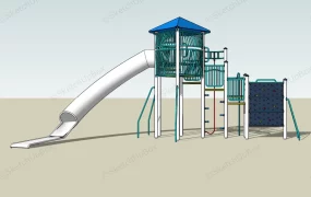 Slide And Climbing Playground