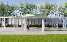 Flower Shaped Pavilion