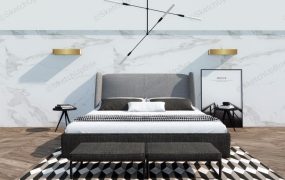Modern Grey And White Bedroom Decor Ideas