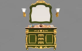 Small Victorian Bathroom Vanity