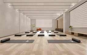 Minimalist Yoga Studio Design