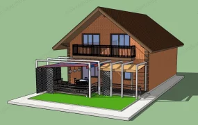 Brick House With Porch