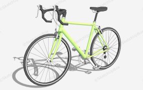 Green Racing Bike