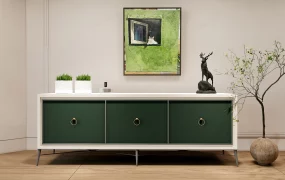 Green & White Sideboard