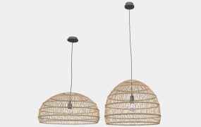 Rattan Dome Pendant Lights