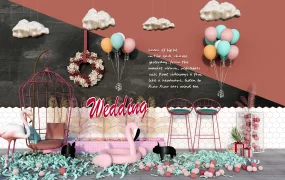 Flamingo Wedding Decorations