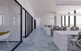 Large Office Space Layout Design