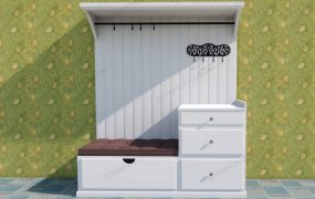 Entryway Bench With Storage And Hook