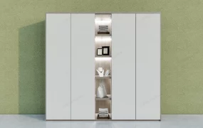 Modern Wardrobe With Shelves