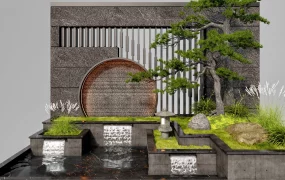 Outdoor Wall Fountain Design