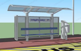 Modern Bus Stop