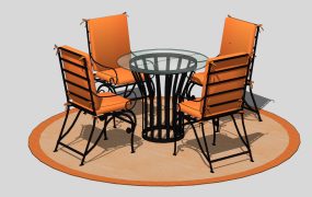 5-Piece Metal Patio Set