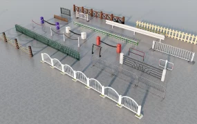 Wood And Metal Railing Collection