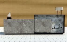 Chinese Style Retail Store Reception Desk