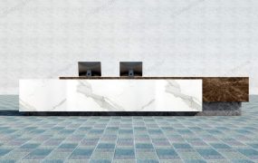 Hotel Reception Desk Design Idea
