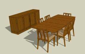 Tropical Dining Room Set