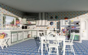 Mediterranean Style Kitchen Idea