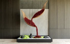 Indoor Garden Accent Wall Ideas