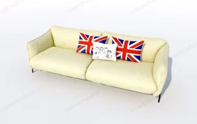 Modern Wrought Iron Sofa