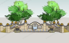 Outdoor Under Stairs Water Fountain